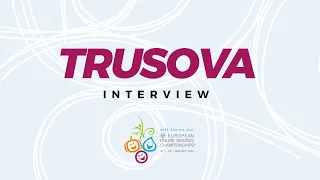 Interview: Alexandra Trusova (RUS) | ISU European Skating Championships | #EuroFigure