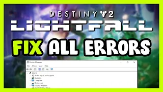 FIX Destiny 2: Lightfall Crashing, Freezing, Not Launching, Stuck & Black Screen