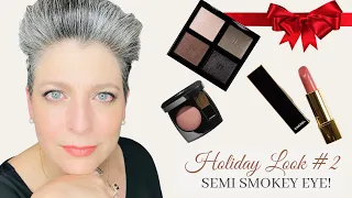 HOLIDAY LOOK #2 - SEMI SMOKEY EYE! TOM FORD Double Indemnity, CHANEL, LISA ELDRIDGE