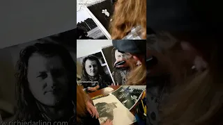 Richie Darling Draws all 3 Members of Dead Man's Dog Timelapse