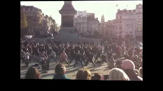 Flash Mob Haka Trafalgar Square London 2012