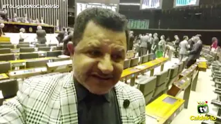 Deputado Abílio Santana representando a bancada evangélica no Congresso Nacional em Brasília