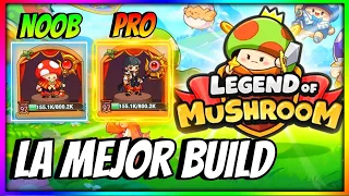 ▶️🔥LA MEJOR BUILD PARA MAGO 🍄 Legend of Mushroom 🍄