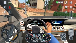 🔥Taxi Sim 2024 MERCEDES E CLASS CAR CRAZY UBER DRIVING - Car Games 3D Android iOS Gameplay
