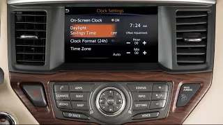 2019 Nissan Pathfinder - Setting the Clock with Navigation (if so equipped)