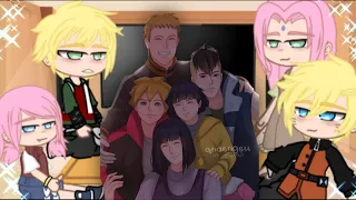 💢Familia NaruSaku reacciona a la Familia NaruHina💢 ×NARUTO AU× //Única parte//