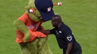 Dance Battle - Astros Mascot vs. Security guard