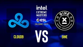 Cloud9 vs. 9INE - Map 3 [Anubis] - IEM Cologne 2023 - Group A