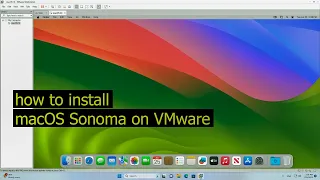 how to install macOS 14 on VMware