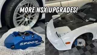 NSX Gets SPOON Big Brake Kit, Seibon NSX-R Hood and Spoiler