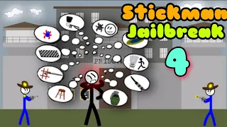 Stickman Jailbreak 4 : Funny Escape Simulation || Full Android Gameplay || Escapes & Lose ||