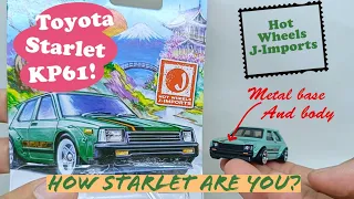 Hot Wheels J-Imports 81 Toyota Starlet KP61, unboxing dan review. How Starlet Are You??