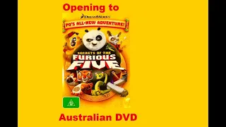Opening to Secrets of the Furious Five Australian DVD