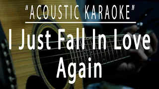 I just fall in love again - Anne Murray (Acoustic karaoke)