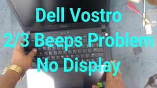 Dell 15-3521 No display 3 Beep sound Black Screen Solve In few Minutes |  solution dell problem |