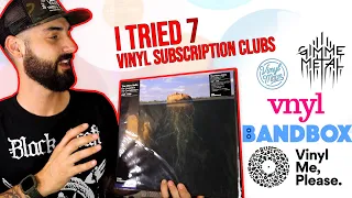 I tried 7 monthly vinyl subscription clubs, here's my experience.