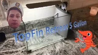 Top Fin Retreat 5 Gallon Nano Tank - Unboxing & Light Mods - Part 1