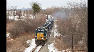 Screaming Geeps! Awesome EMD Action on L071 West + 9280 Leads East -2/13/24