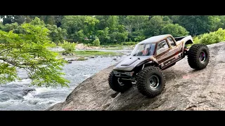 Redcat Everset Ascent - RC Rock Crawling at Ficklen Island - First run of the summer