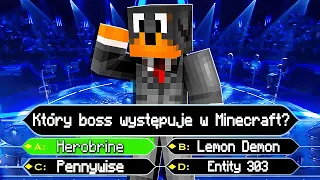 WIELKI TELETURNIEJ MILIONERZY w Minecraft! 🤑 (trudne pytania)