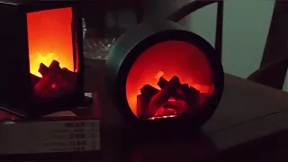 LED Fireplace Lantern Simulation Flame for Home Decor