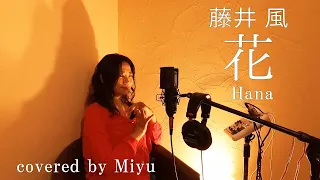 藤井風『花（Hana)』ドラマ「いちばんすきな花」 主題歌　*･♪渾身の一発撮り♪･*【原曲キーで女性が歌う】　歌詞付き covered by Miyu