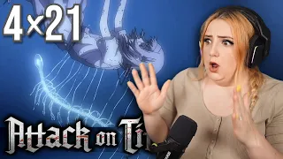 FOUNDER YMIR 💔Attack On Titan 4x21 Reaction