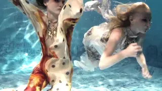 Платья под водой: первый в мире подводный показ JN "Хармагедон Псалом" Яны Недзвецкой