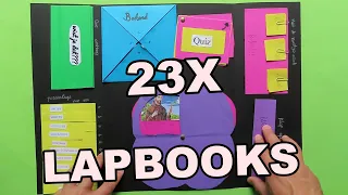 23 LAPBOOKS | ideeën om een lapbook te maken