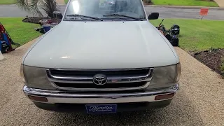 1997 Toyota Tacoma pre detail inspection video.