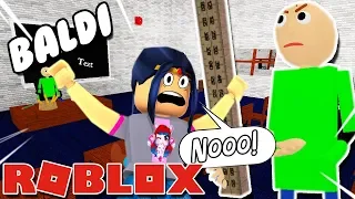 BALDI SE ENOJA Y ME PERSIGUE EN SU ESCUELA - Baldi´s Basics  Roblox Roleplay