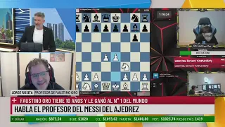 Un nene argentino le ganó al número uno del ajedrez; habla el profesor del Messi del ajedrez