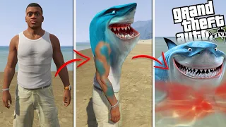 FRANKLIN becomes a SHARK (GTA 5 Mods)