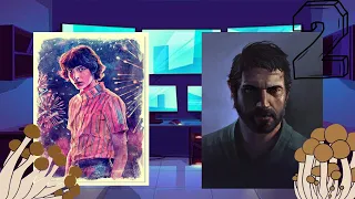 Stranger things react to Mike as Joel Miller from the last of us Part 2 - Game and show