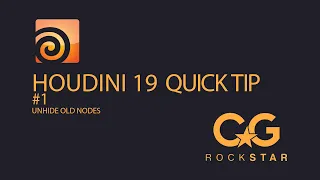 Houdini 19 Quick Tip #1 Unhide old curve node for compatability with Unreal Engine.