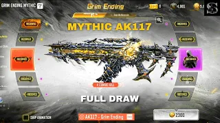 Mythic AK117 Grim Ending Full Draw | Mythic AK117 Inspection | Grim Ending Mythic COD MOBILE