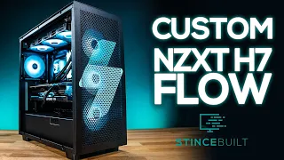 NZXT H7 FLOW Custom Printed w/ 13900k + MSi Suprim X 4090!