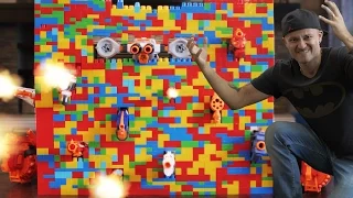 Nerf War: LEGO Nerf GUN Fortress!