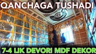 MEXMONXONA DEVORI MDF DEKOR QANCHAGA TUSHADI YANGI ZAKAS BOSHLADIK ☎️+998990458999 usta