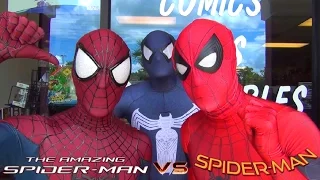 AMAZING SPIDER-MAN vs HOMECOMING SPIDER-MAN! Tom Holland VS Andrew Garfield Parody