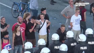 Саммит G20: столкновения демонстрантов и полиции в Гамбурге