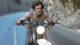 Police Chase Rambo on a Motorcycle | Rambo1