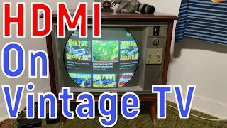 YouTube on Vintage TV