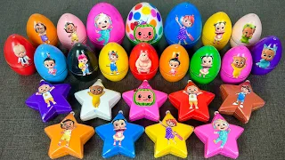 Rainbow Dinosaur Eggs: Finding Pinkfong, Cocomelon, Baby Shark CLAY ! Satisfying ASMR Videos