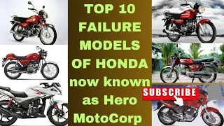 10 forgotten motorcycles from the Honda,now known as Hero MotoCorp