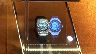 The smallest holographic display (nano-holo) presented at the Hublot boutique, Place Vendôme, Paris.