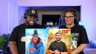 Kidd and Cee Reacts To SIDEMEN EXTREME HOT VS COLD CAMPING