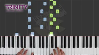 Boogie / TRINITY Piano Initial Grade 2021-2023 / Synthesia Piano tutorial