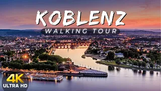 [4K.60FPS] Koblenz Germany | Walk Around The Most Famous Places |  Walking Tour | Part 1
