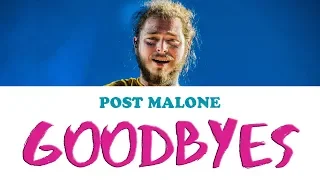 Goodbyes - Post Malone | Karaoke, Instrumental with lyrics (ft. Young Thug)